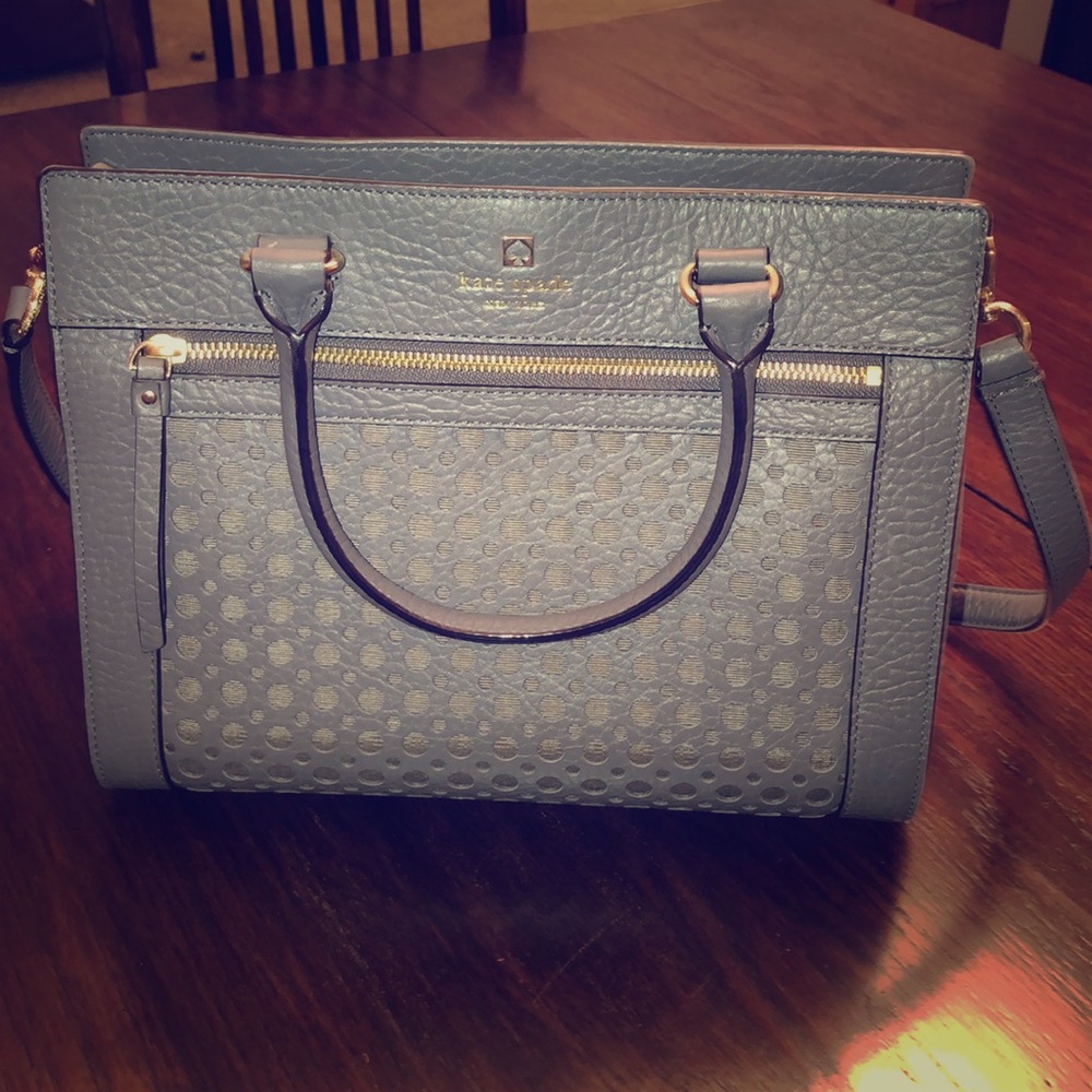 Dark Grey Kate Spade Purse